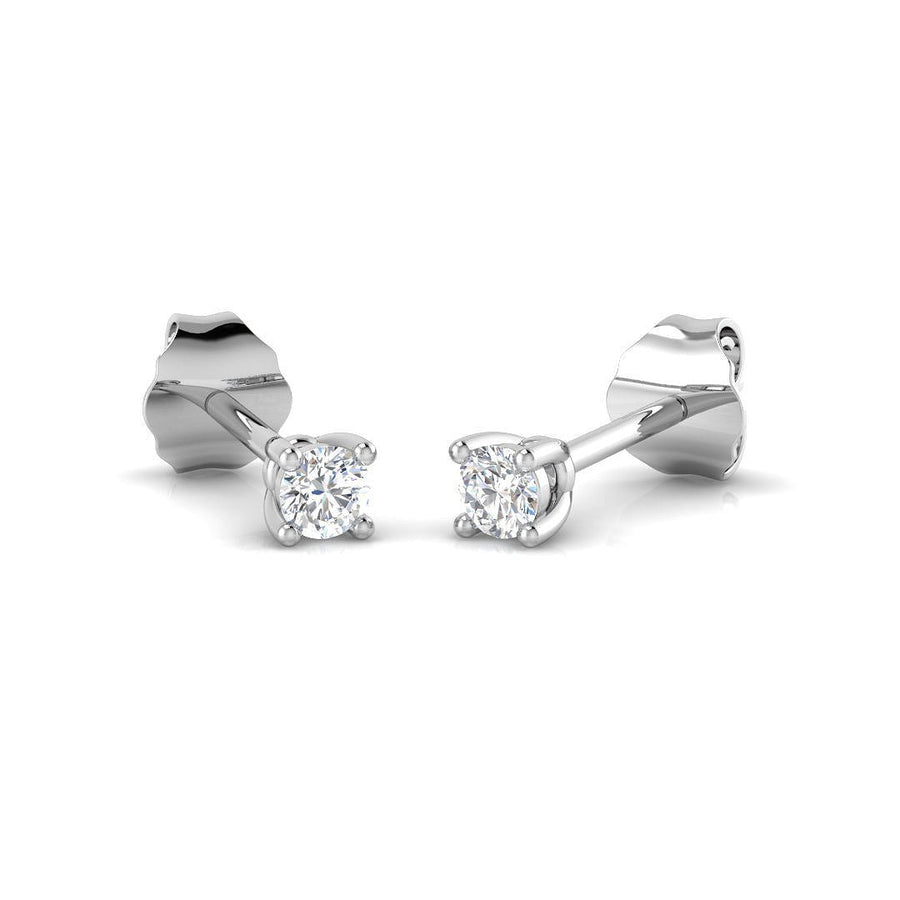 Lab Diamond Stud Earrings 0.10ct G/VS in 925 Silver - After Diamonds